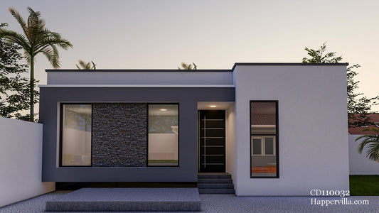 2 Bedroom Modern Home Design- CD110032